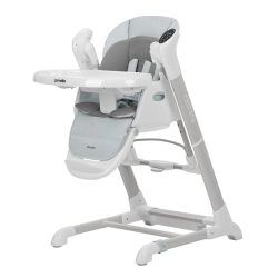 Carrello Baby CASCATA  2024 Ash Grey krzesełko do karmienia z funkcją huśtawki